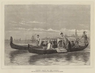 Picknickparty auf der Lagune